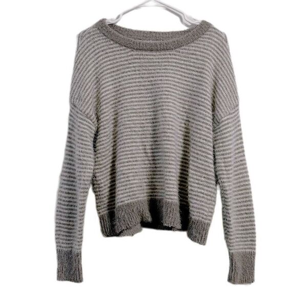 Maurices women’s size large striped pullover sweater  - Picture 1 of 6